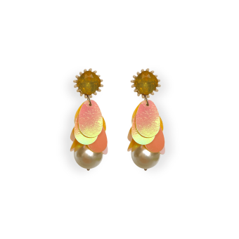 Orecchini con pesca con...