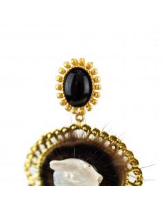 Orecchini in pelliccia di... 2