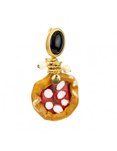 Orecchini con corno e pizza