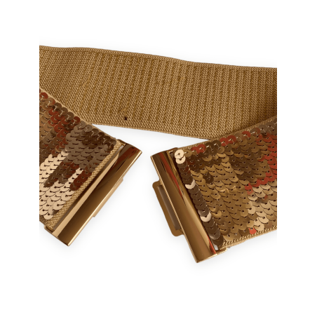 cintura oro con paillettes