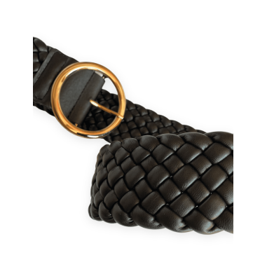 Cintura nera intrecciata