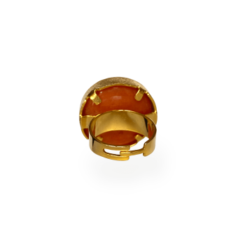 Anello in ottone e corniola... 2