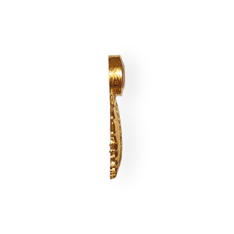 Orecchini con foglia dorata... 2