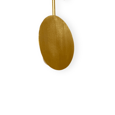 Orecchini rigidi oro con perla