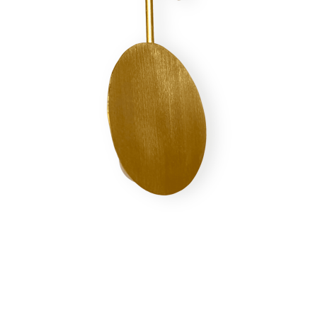 Orecchini rigidi oro con perla