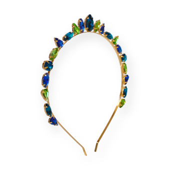 Cerchietto tiara tricolore... 2