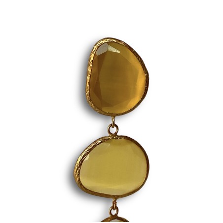 Orecchini lunghi in quarzo