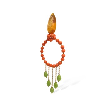 Orecchini salmone con... 2