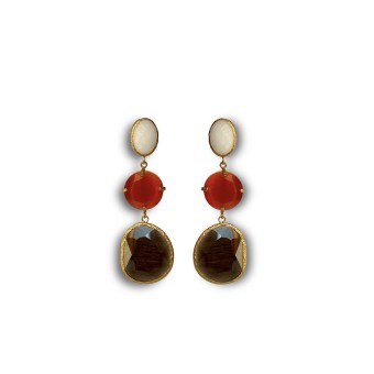 Orecchini lunghi in quarzo...