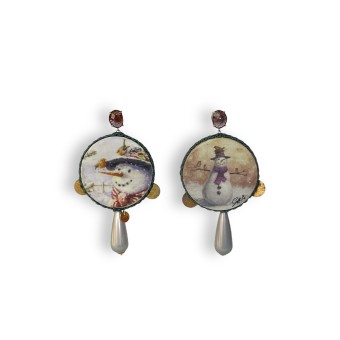 Orecchini a tamburo con...