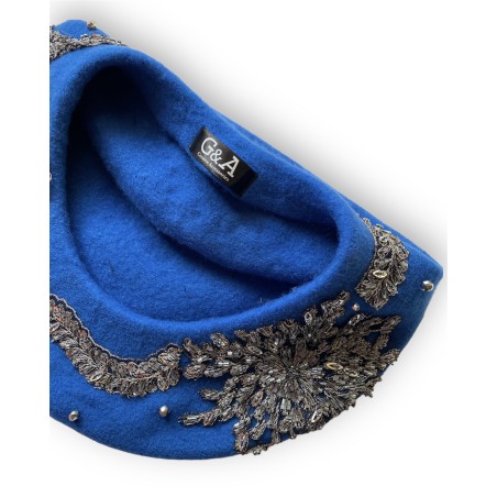 Basco gioiello blu cobalto