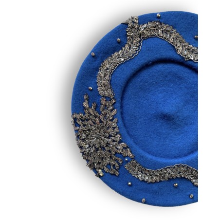 Basco gioiello blu cobalto