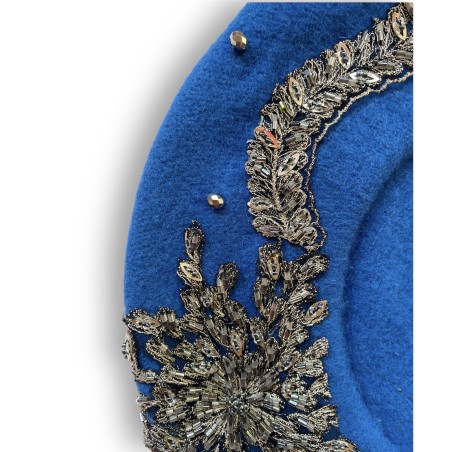 Basco gioiello blu cobalto