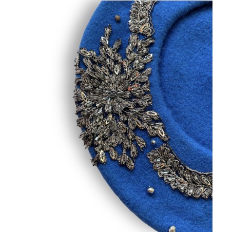 Basco gioiello blu cobalto