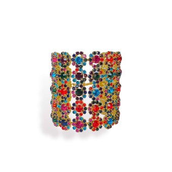 Bracciale a fascia multicolor