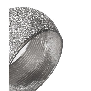 Bracciale argento brillantinato