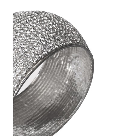 Bracciale argento brillantinato