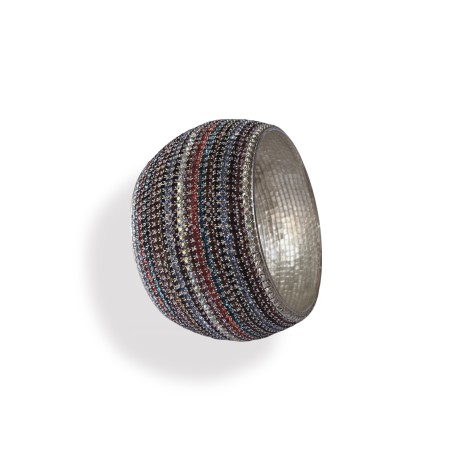 Bracciale multicolor brillantinato