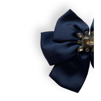 Spilla con fiocco blu 2