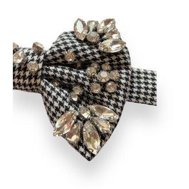 Papillon gioiello pied de poule