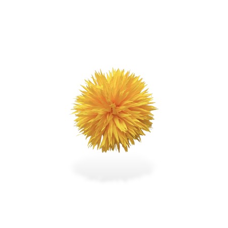 Spilla a forma di fiore giallo