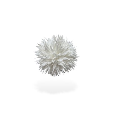 Spilla a forma di fiore bianco