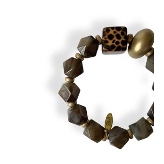Bracciale marrone leopardato 2