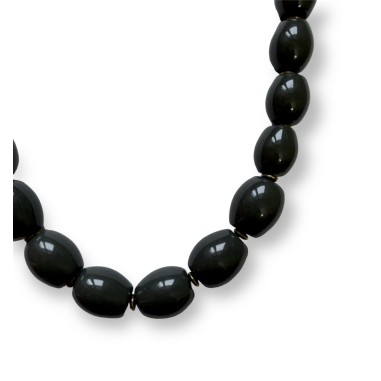 Collana lunga nera