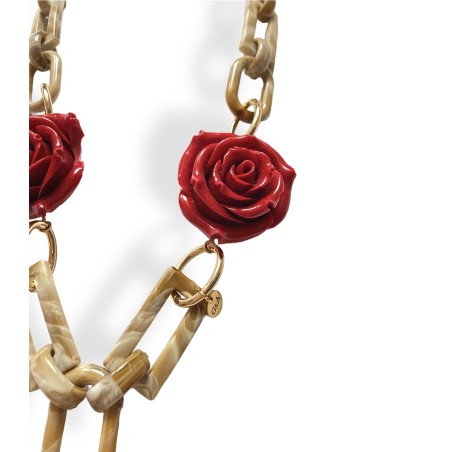 Collana con cavalluccio a dondolo