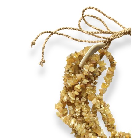 Collana multifilo con testa di moro