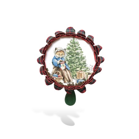 Collana verde con tamburo