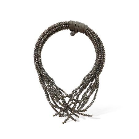 Collana ramificata color argento