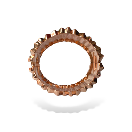 Bracciale rigido lucido oro rosa