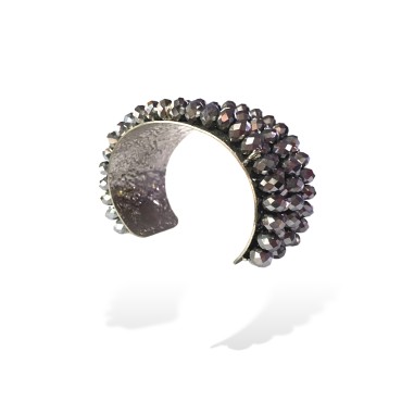 Bracciale argento con mezzicristalli...