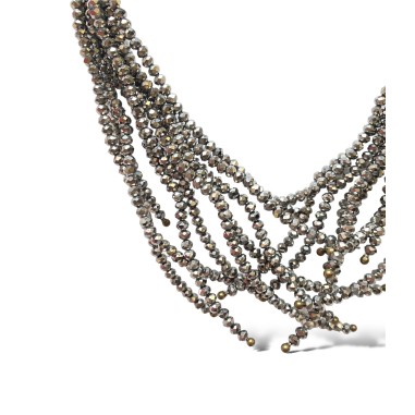 Collana ramificata color argento