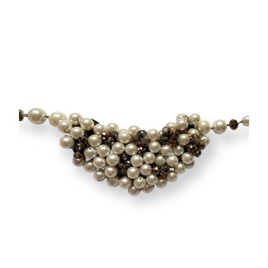 Collana extra con perle