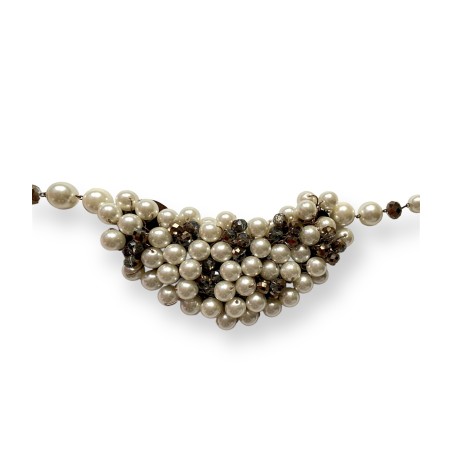 Collana extra con perle