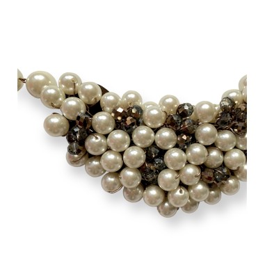 Collana extra con perle
