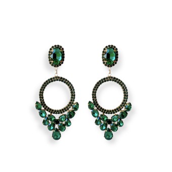 Orecchino con cristalli...