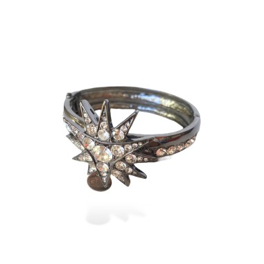 Bracciale argento con stella centrale