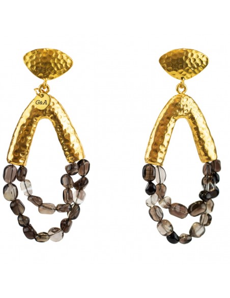 Orecchini in ottone dorati