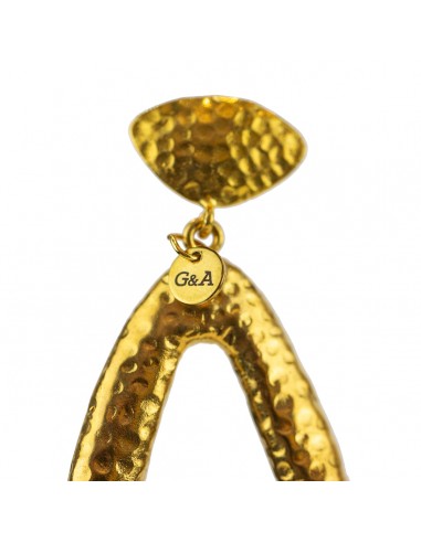 Orecchini in ottone dorati