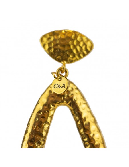 Orecchini in ottone dorati