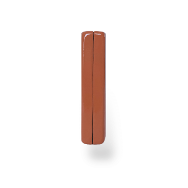 Clutch vinile rigida salmone