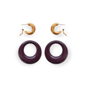 Orecchini doppia coppia...