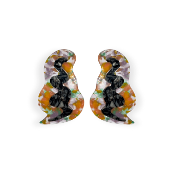 Orecchini maxi multicolor