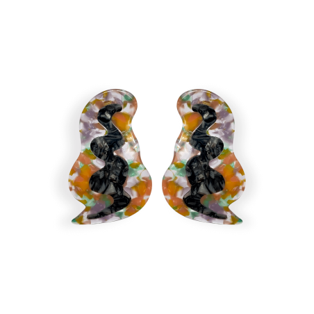 Orecchini maxi multicolor